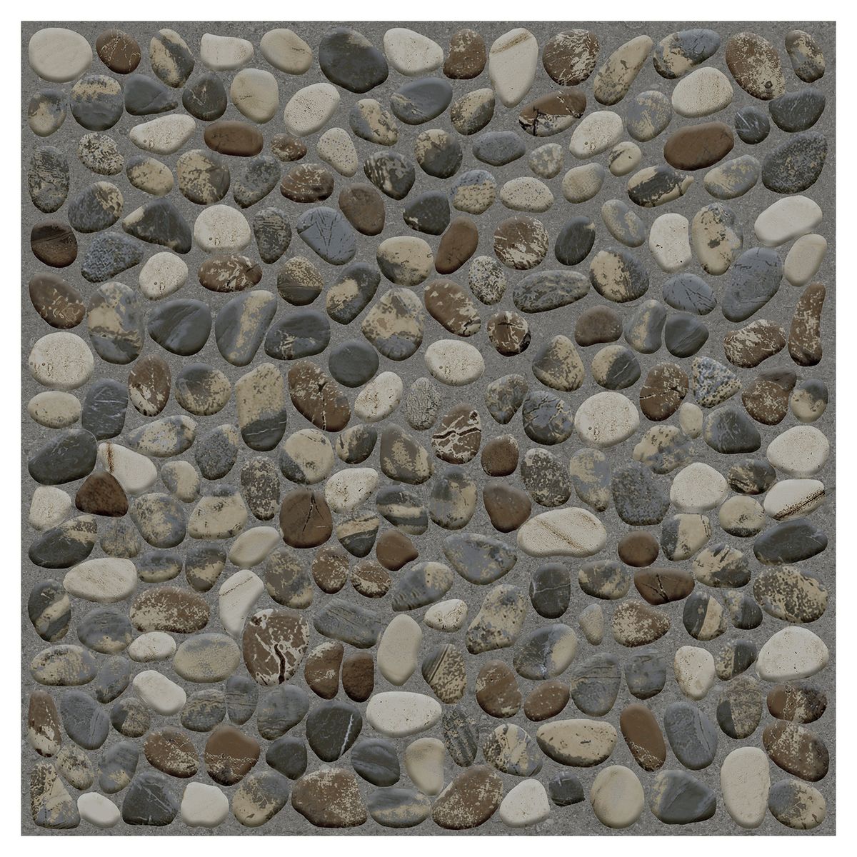CORDILLERA - Cerámica 45x45 cm PIEDRA RIO Multicolor 2.29 m2