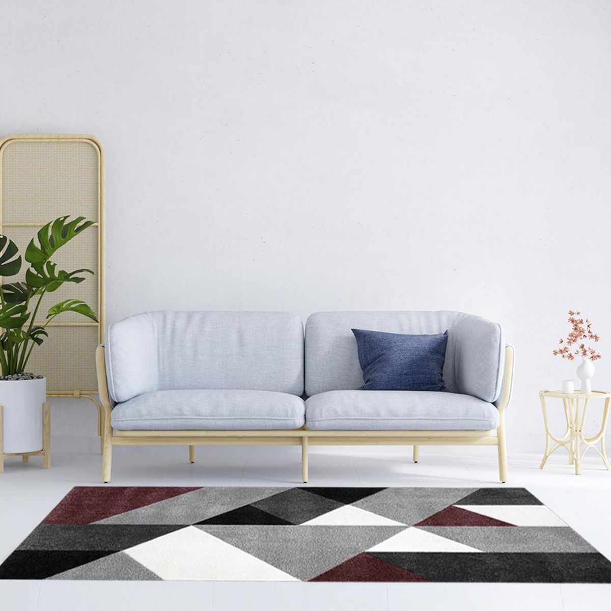 IDETEX - Alfombra carved avangard 170x230 cm Polipropileno Rosao