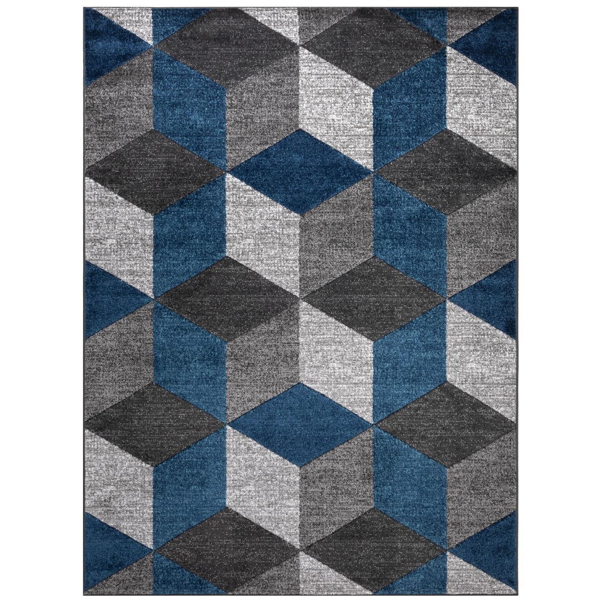 IDETEX - Alfombra Carved avangard 170x230 cm Polipropileno Azul
