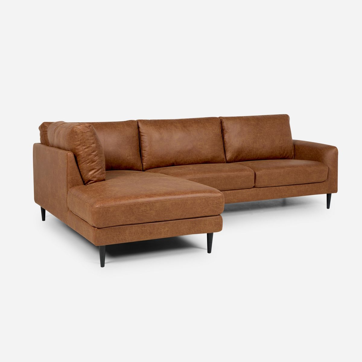 ROSEN - Sofá Seccional 3 cuerpos Adana 261x168x82 cm Caramelo