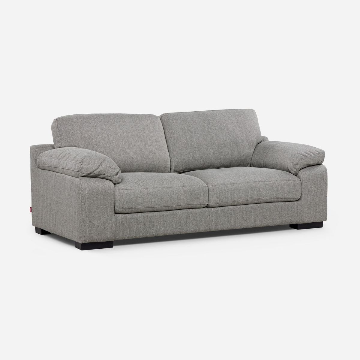ROSEN - Sofá 3 cuerpos Bolonia 220x84x97 cm Gris
