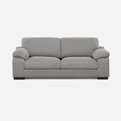 ROSEN - Sofá 3 cuerpos Bolonia 220x84x97 cm Gris
