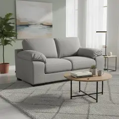 ROSEN - Sofá 2 cuerpos Bolonia 178x84x97 cm Gris