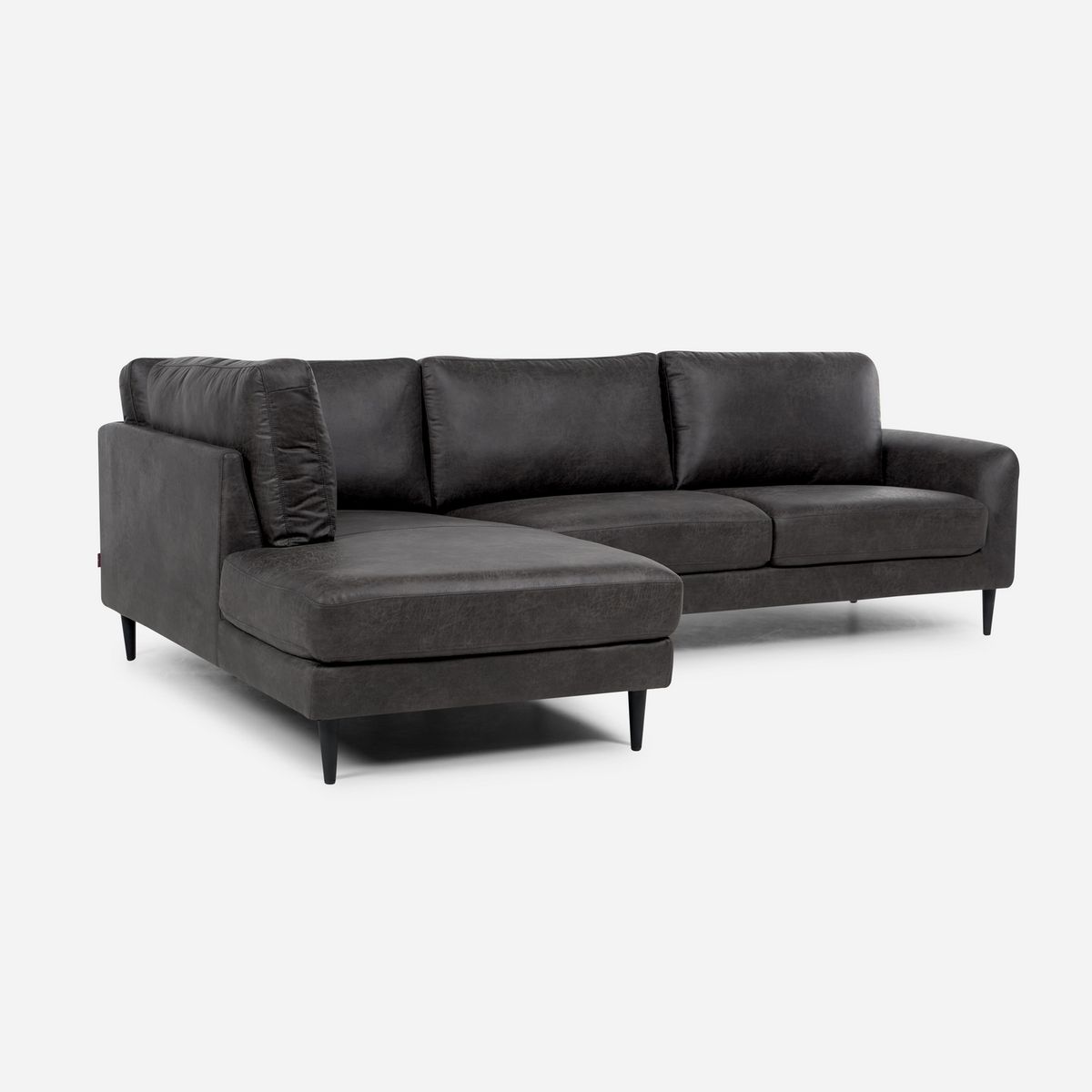 ROSEN - Sofá Seccional 3 cuerpos Adana 261x168x82 cm Grafito