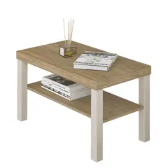 EXIT - Mesa de centro UP Roble/beige 80x45x45 cm