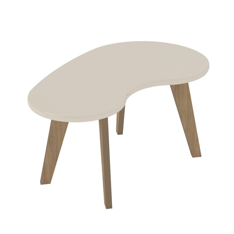 EXIT - Mesa de centro Organica Beige 91x55x44.5 cm