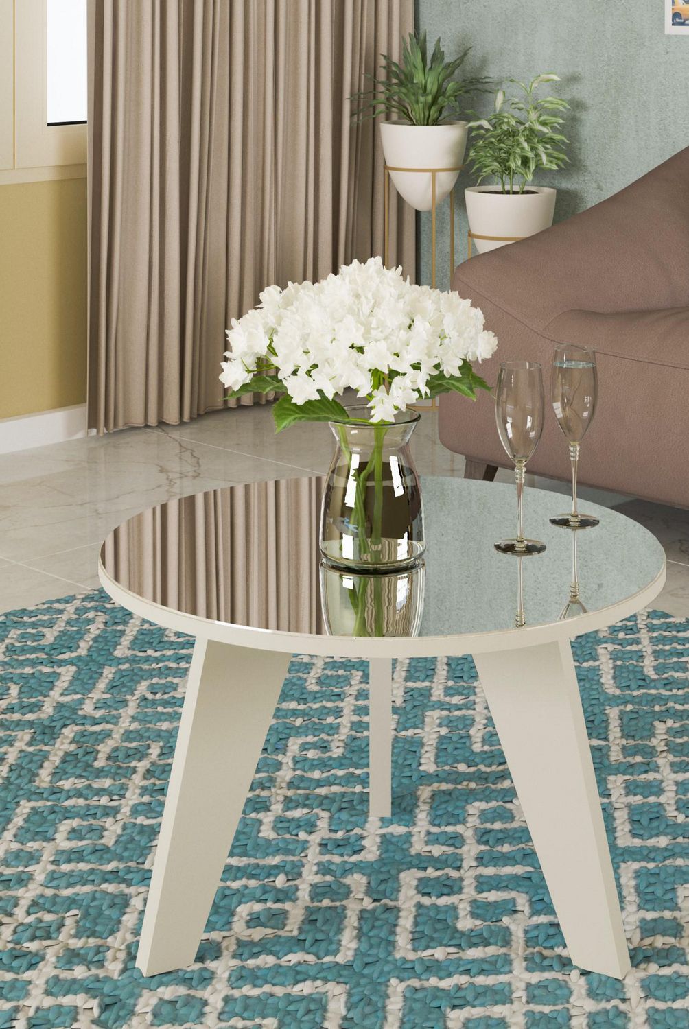 EXIT - Mesa de centro España Beige 59x59x38.5 cm