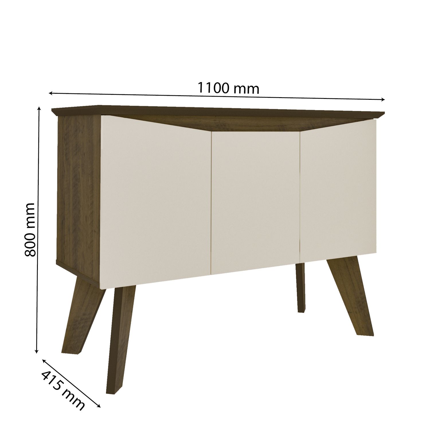 EXIT Buffet Oasis Pino/beige 110x41.5x80 cm | Falabella Chile
