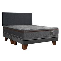 Cama Europea Everest Cooper + Respaldo Everest 2 Pl X 2M B/D