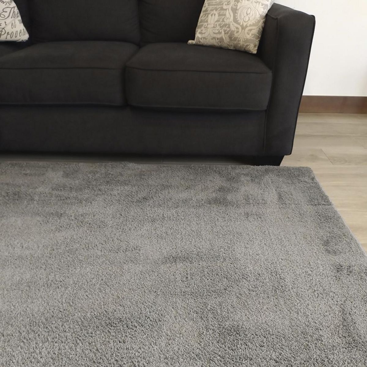 ILLUSIONS - Alfombra Shaggy dubai 150x200 cm Polipropileno Marengo