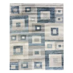 ILLUSIONS - Alfombra Carved evolution 150x200 cm Azul