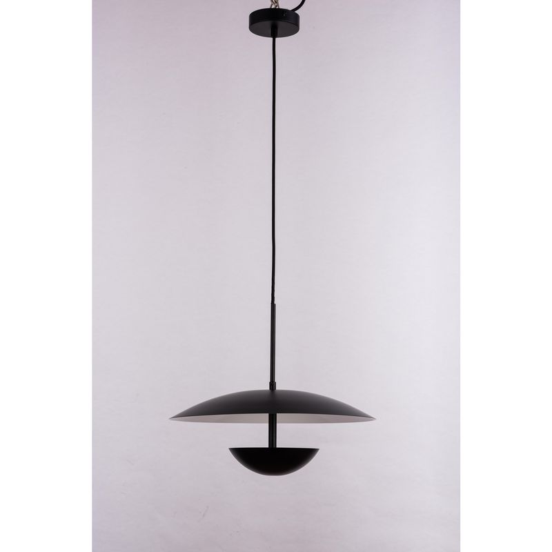 DISEÑO 3 - Lámpara Colgante Eclipse Acero Negro 42 cm