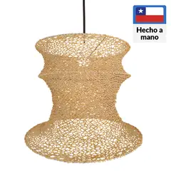 CAROLD STEVENS - Lámpara Colgante Metal Gris/Plata 47 cm