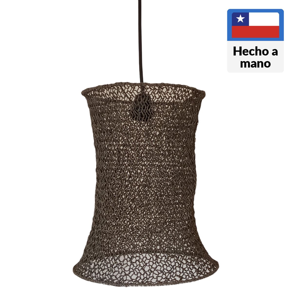 CAROLD STEVENS - Lámpara Colgante Metal Beige 31 cm