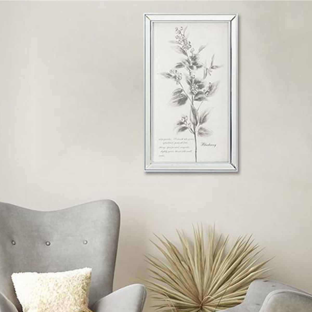 MOOD - Cuadro Esp Botánico 2 30x50 cm