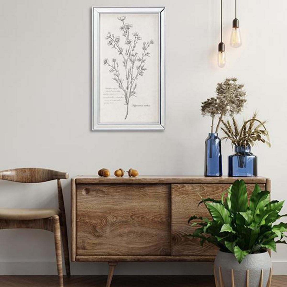 MOOD - Cuadro Esp Botánico 3 30x50 cm