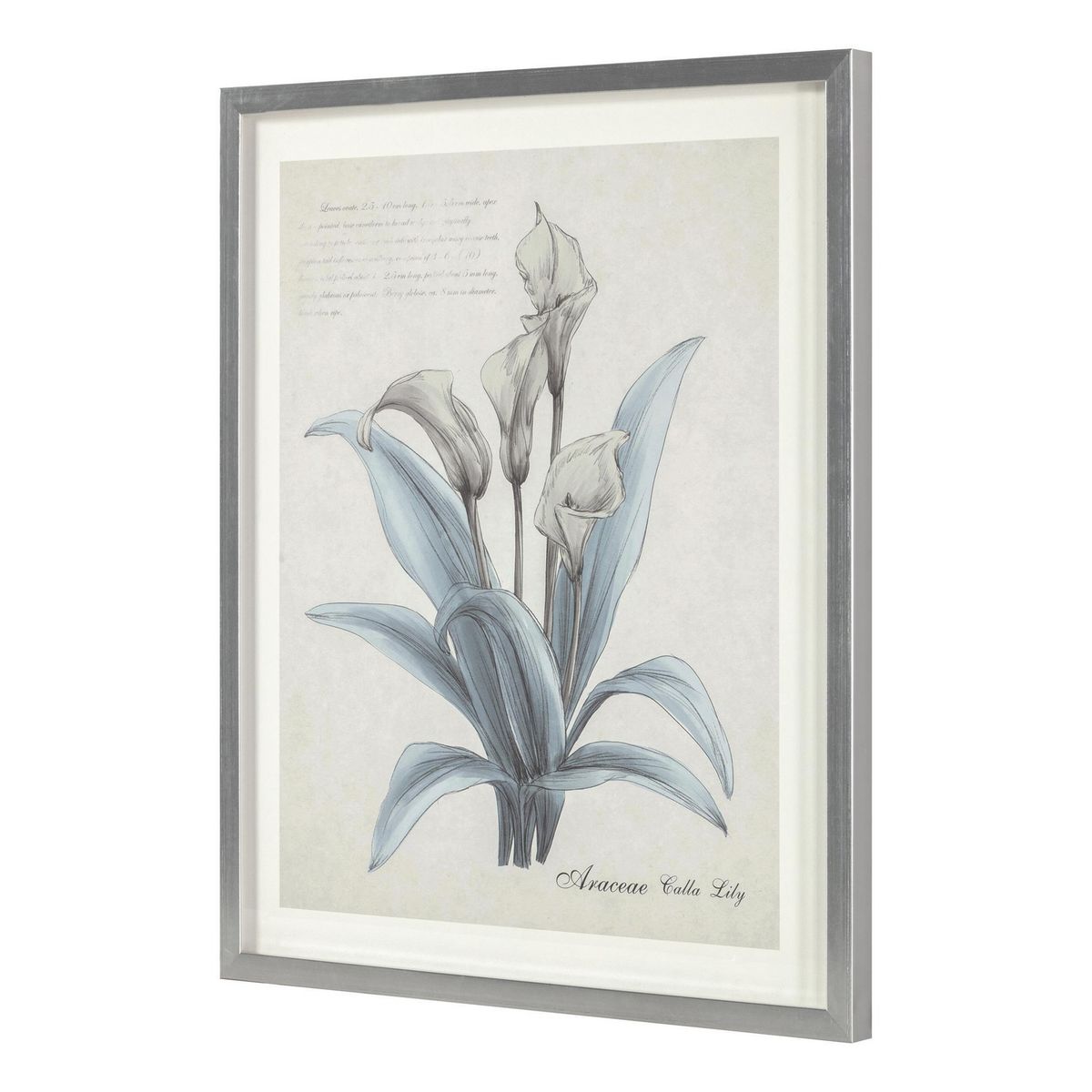 MOOD - Cuadro Flor Plata 30x50 cm