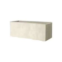 DEROMA - Jardinera de Polipropileno 99x39 Crema