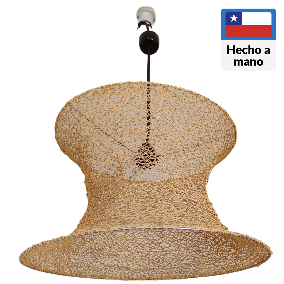 CAROLD STEVENS - Lámpara Colgante Metal Beige 47 cm