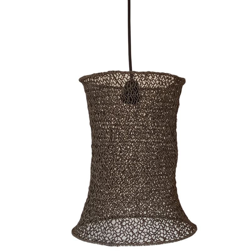 CAROLD STEVENS - Lámpara mesa Bohoo Café/Marrón 60 W 26x40 cm