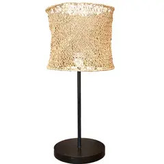 CAROLD STEVENS - Lámpara mesa Bohoo Café/Marrón 26x40 cm