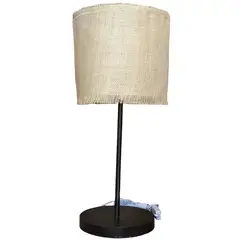 CAROLD STEVENS - Lámpara mesa Hilos Café 26x40 cm