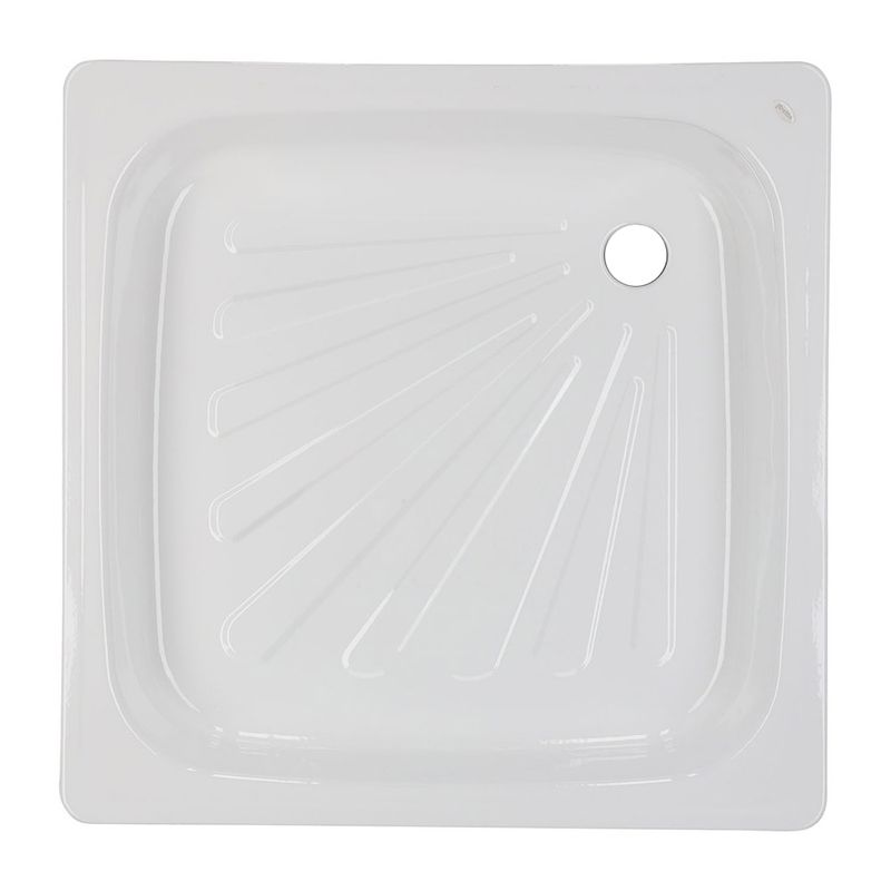 STRETTO - Receptáculo Acero Acero esmaltado 80x80 cm