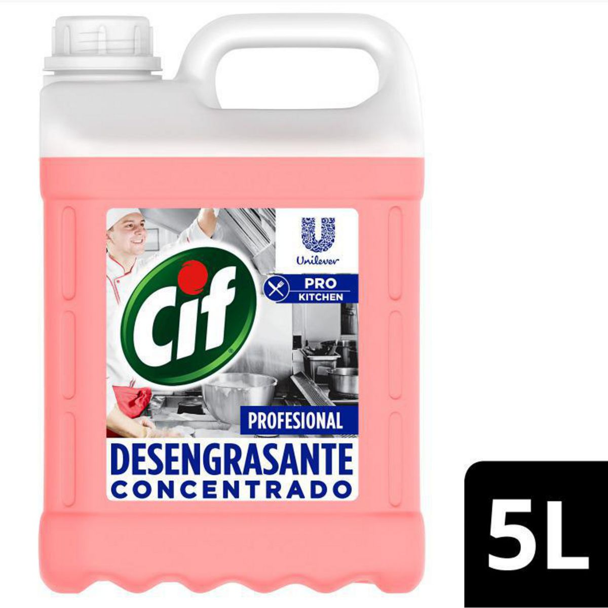 CIF - Desengrasante Concentrado Cif Cocina 5 Litros Apto Metales Blandos