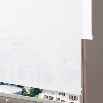 Imagen 2 del producto Cortina Roller Doble Poliéster blanco