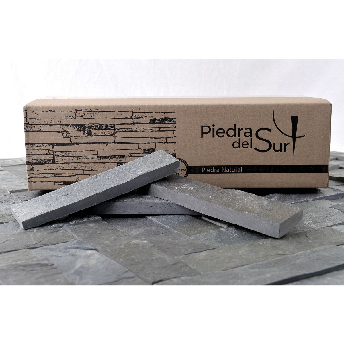 MINERA PDS - Piedra Espiga 5x20 cm Gris azulado 0.48 m2