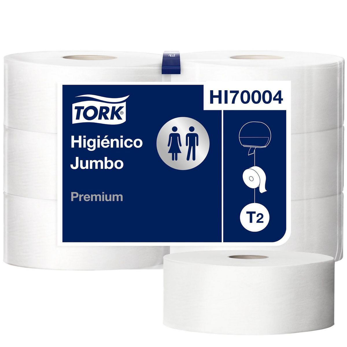 TORK - Papel higiénico Doble hoja 12 Rollos x 160 m