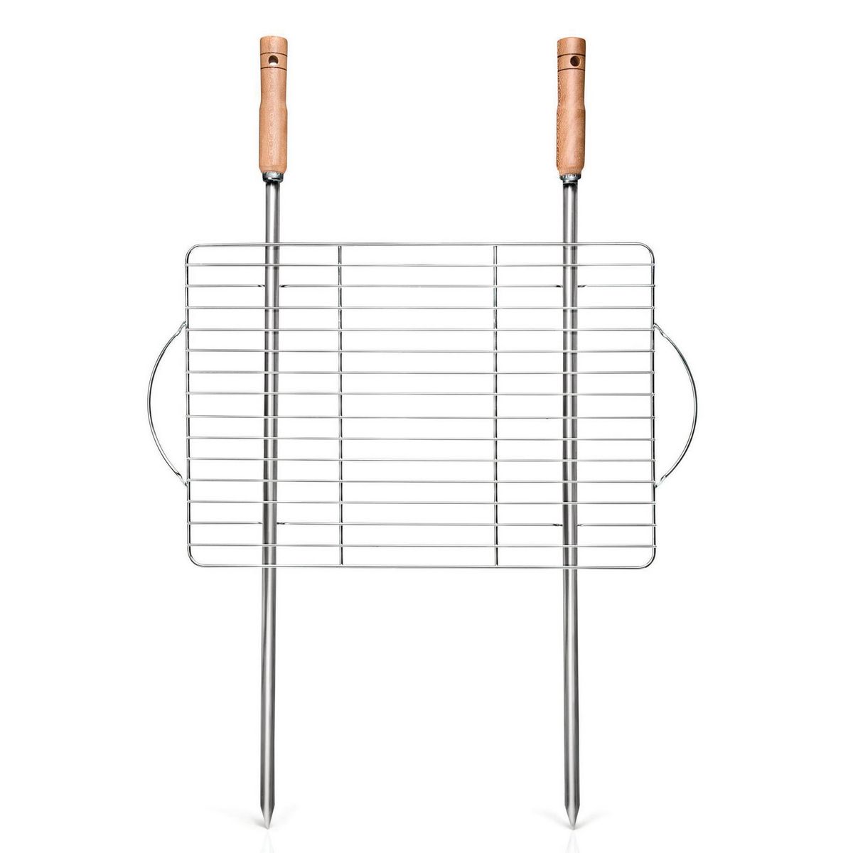 SOGA - Parrilla multiuso 34x84 cm Acero Inoxidable