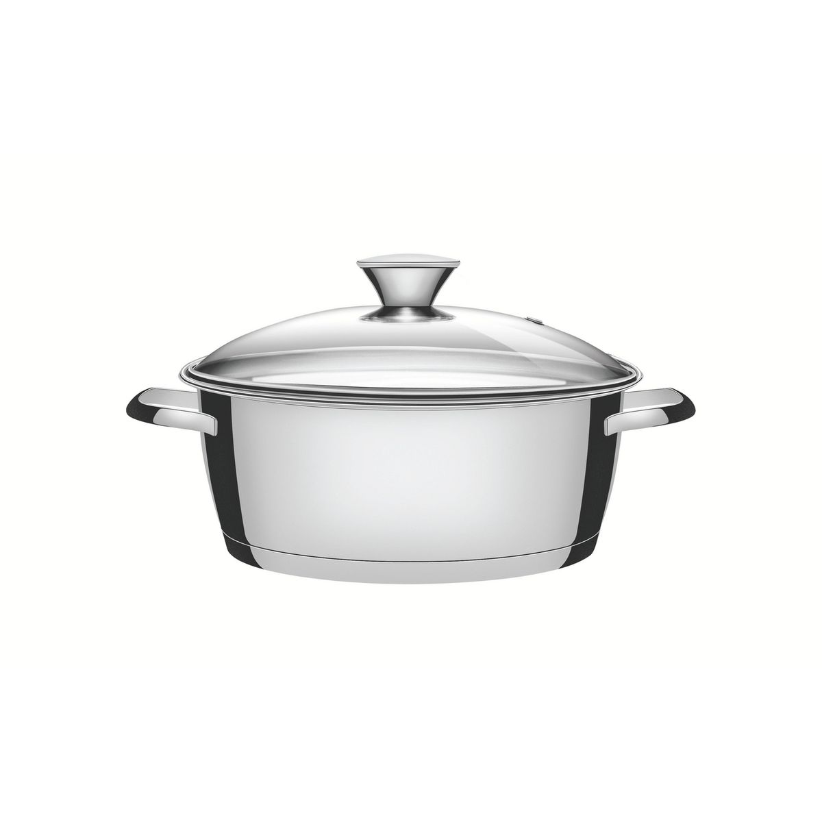 TRAMONTINA - Cacerola de Acero inoxidable 24 cm 4.2 l Plateado Allegra