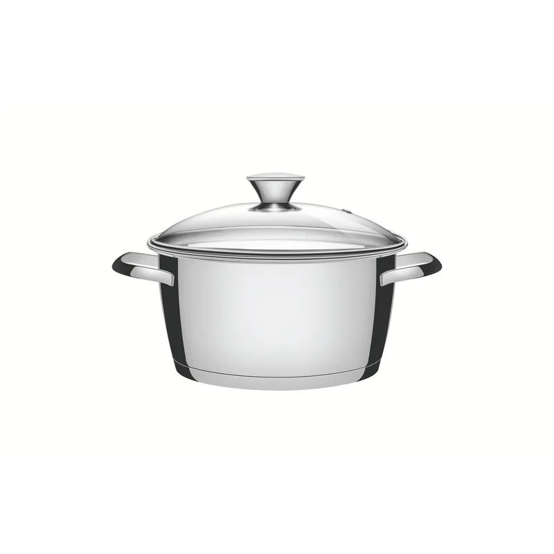 TRAMONTINA - Cacerola de Acero inoxidable 20 cm 3.1 l Plateado Allegra 