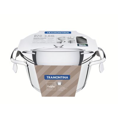 Imagen 2 del producto Olla Cacerola de Acero inoxidable 20 cm 3.1 l Plateado Allegra