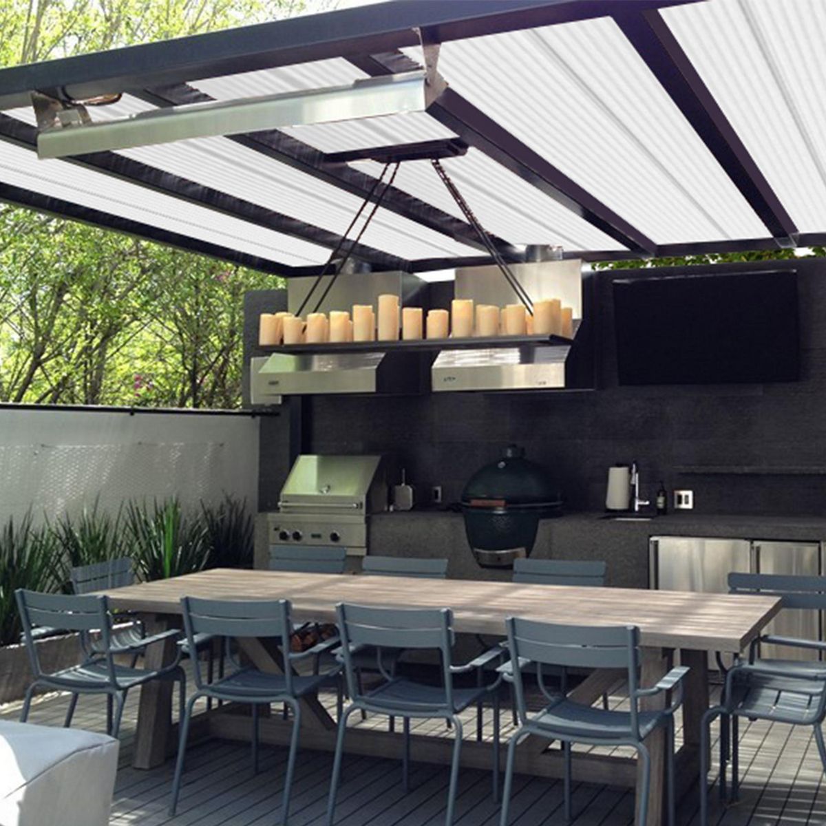 FEMOGLAS - Plancha Policarbonato Ondulada 0.7 mm 81x200 cm Opal