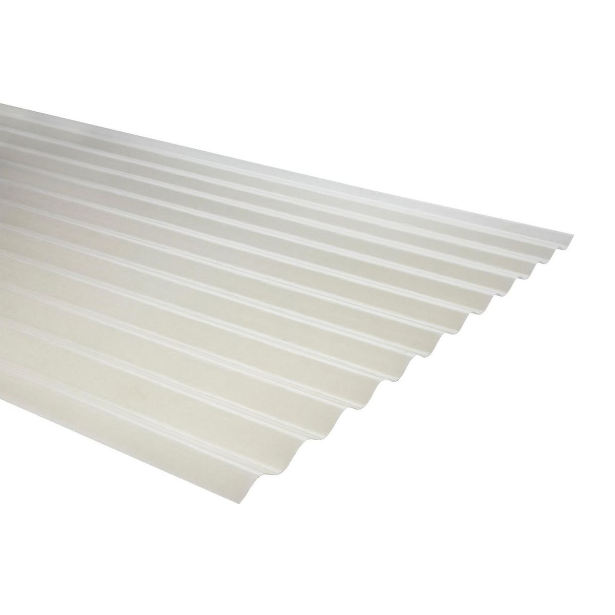 FEMOGLAS - Plancha Fibra de vidrio Ondulada 0.9 mm 85x300 cm Luz Difusor