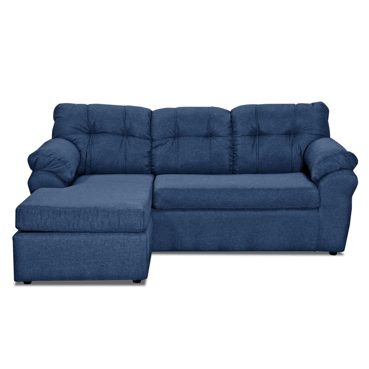 DECOOUTLET - Sofá Modular 4 cuerpos Polonia 150x90x183 cm Azul