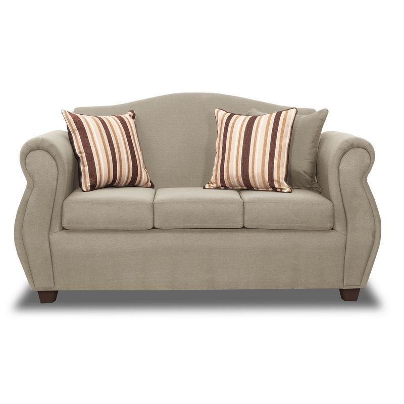 DECOOUTLET - Sofá 3 cuerpos Cancun 83x93x157 cm Beige