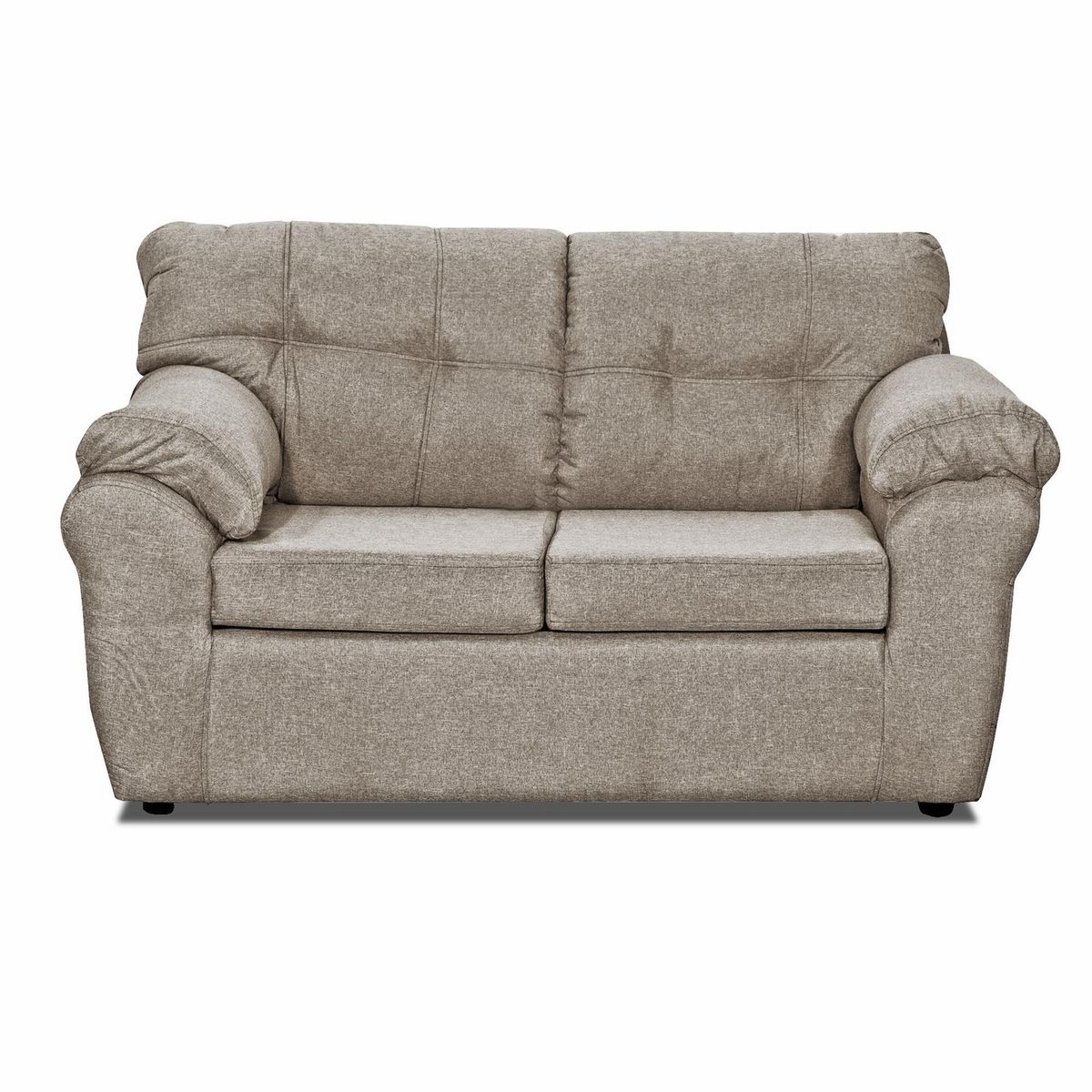 DECOOUTLET - Sofá 2 cuerpos Polonia 75x90x130 cm Beige