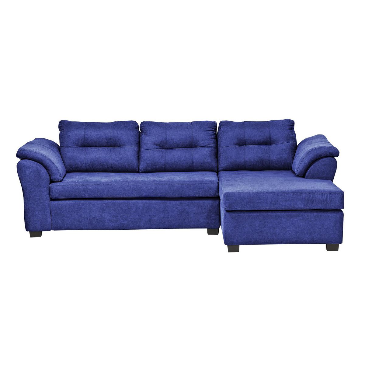 DECOOUTLET - Sofá Seccional 3 cuerpos Laos 160x90x265 cm Azul