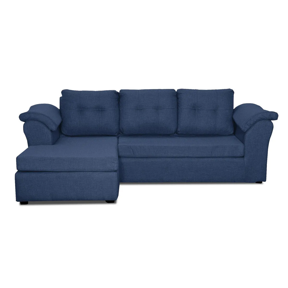 DECOOUTLET - Sofá Modular 4 cuerpos Laos 203x82x150 cm Azul