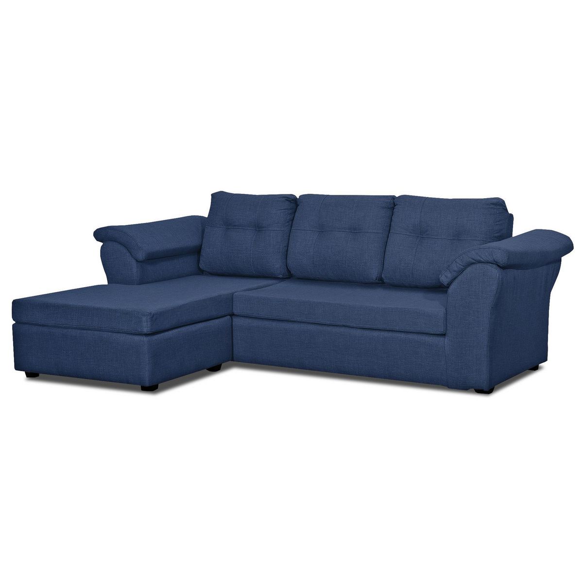 DECOOUTLET - Sofá Modular 4 cuerpos Laos 203x82x150 cm Azul