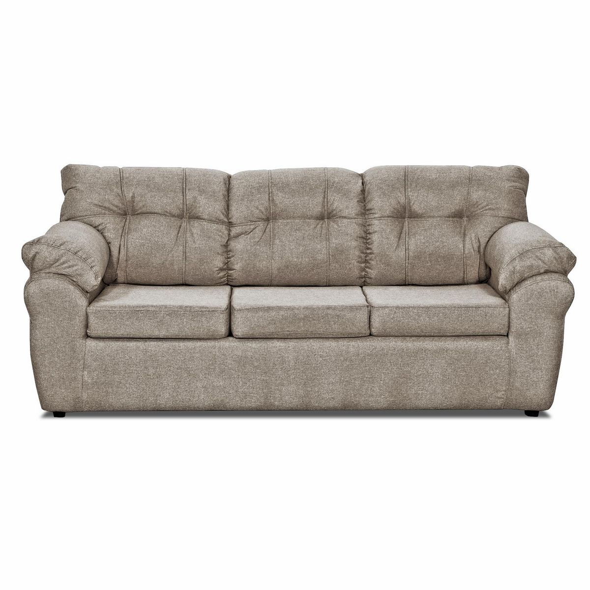 DECOOUTLET - Sofá 3 cuerpos Polonia 75x90x183 cm Beige