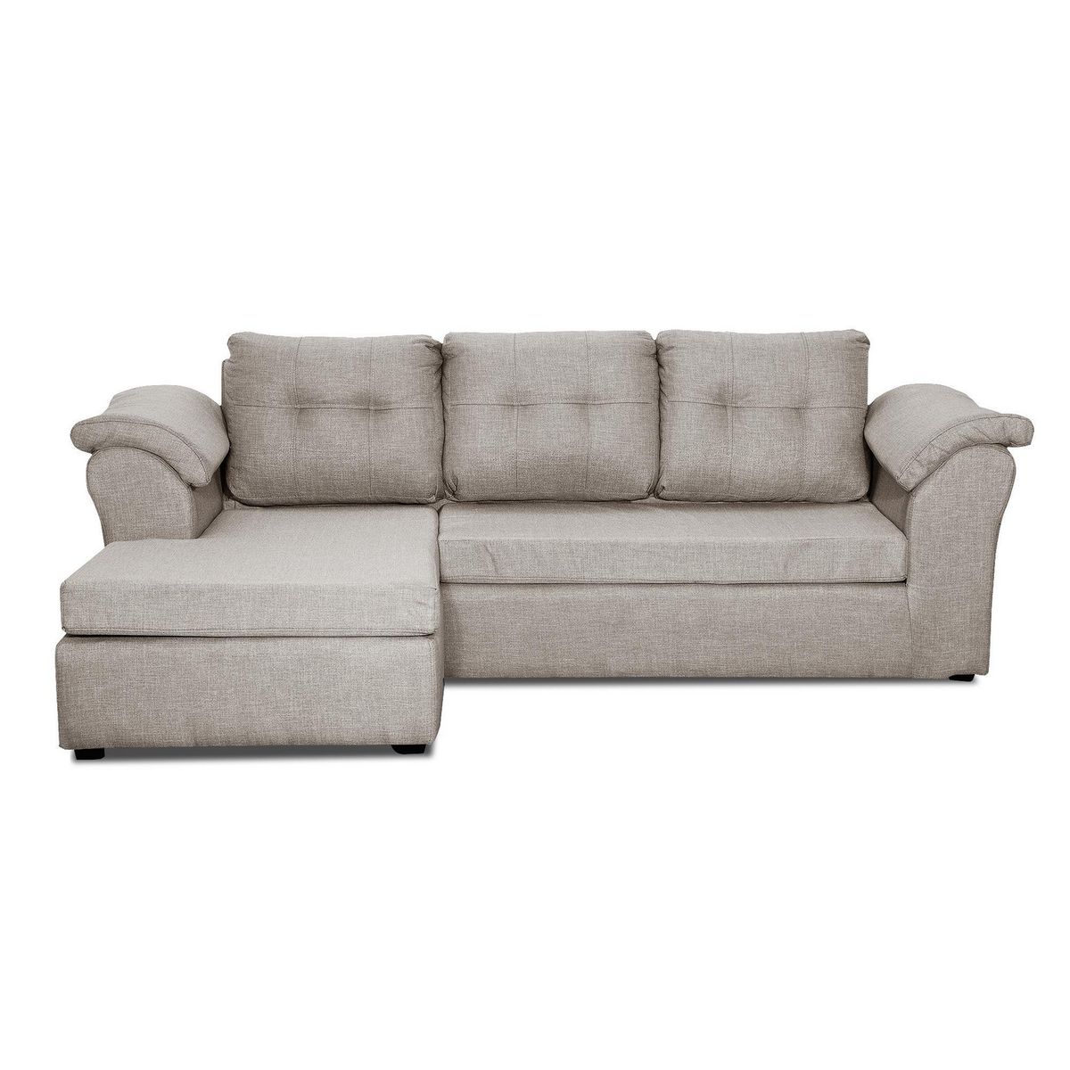 DECOOUTLET - Sofá Modular 4 cuerpos Laos 203x82x150 cm Beige