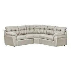 DECOOUTLET - Sofá Seccional 5 cuerpos Polonia 190x90x180 cm Beige