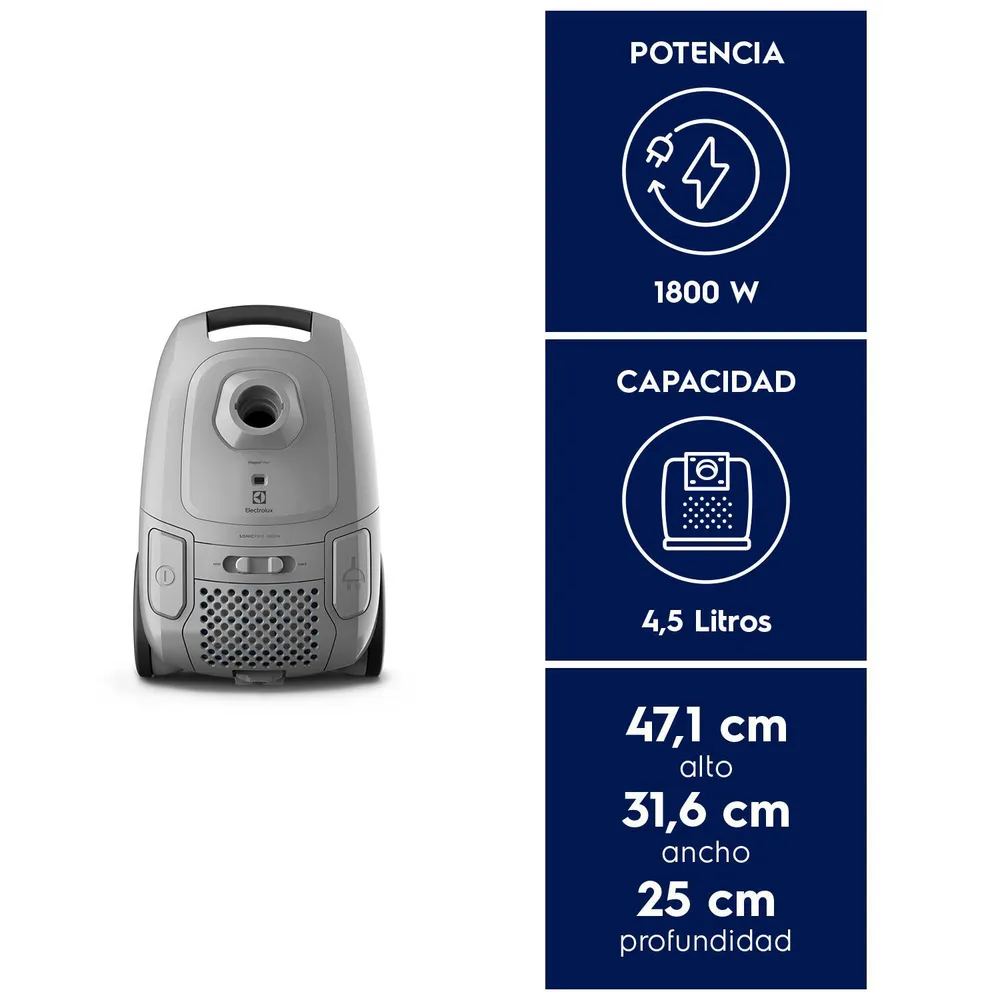Electrolux Sonic Pro BGG30 Gris, foto 6