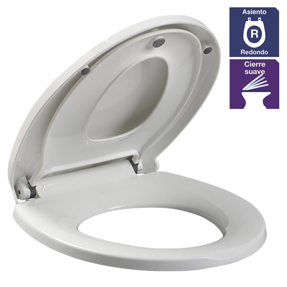 FANALOZA - Asiento familiar redondo Soft Close