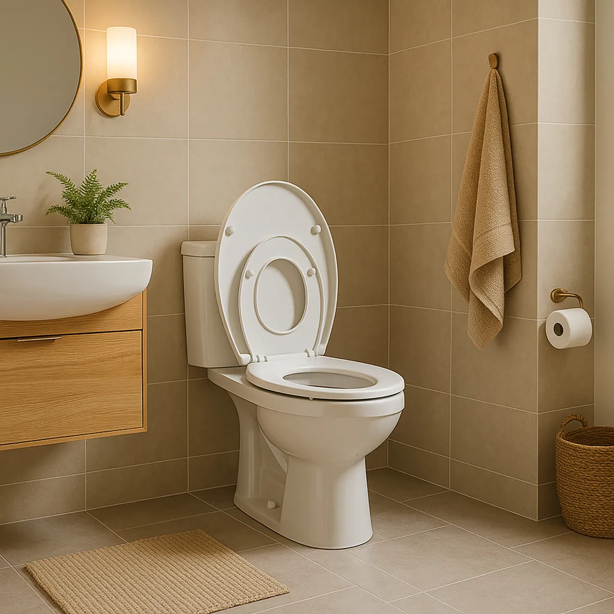 FANALOZA - Asiento familiar redondo Soft Close