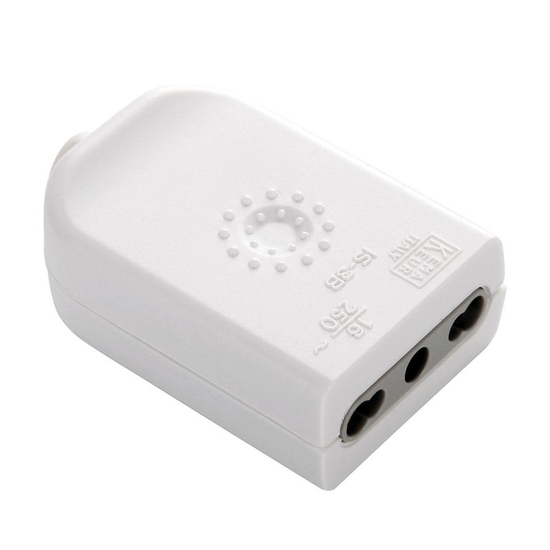 HALUX - Enchufe hembra volante 10/16A 2P+T Blanco Halux